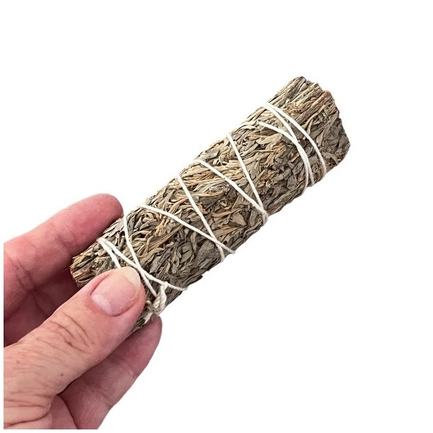 Bl� salvie smudge | M�l ca. 10,5 x 3,5 cm