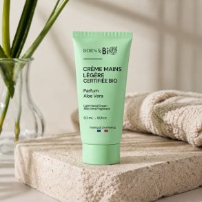 �kologisk Aloe Vera H�ndcreme 50 ml med Silkebl�d Finish
