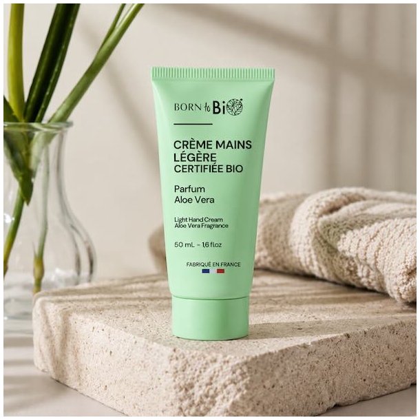 �kologisk Aloe Vera H�ndcreme 50 ml med Silkebl�d Finish
