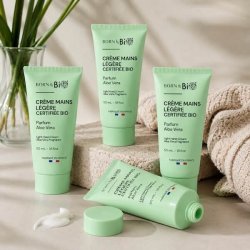 �kologisk Aloe Vera H�ndcreme 50 ml med Silkebl�d Finish