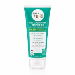 Born to Bio �kologisk aloe vera gel 200 ml med 99,5 % naturlige ingredienser