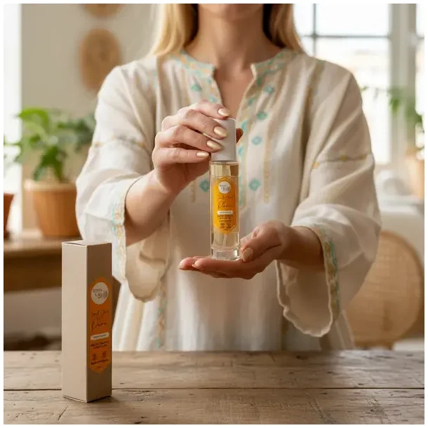 Ambre Santal �kologisk Eau de Toilette 50 ml � Varm Tr�agtig Duft