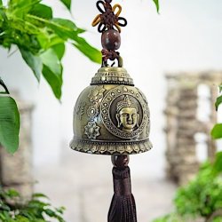 Buddha Klokke for Lykke og Harmoni  Skab Ro og Balance i Dit Liv
