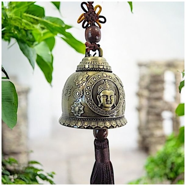 Buddha Klokke for Lykke og Harmoni  Skab Ro og Balance i Dit Liv