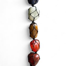 7 Chakra Beskyttelseshanger med Tyrkisk je, 32 cm