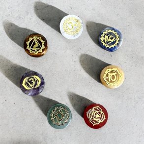 Krystalst 7 chakra,  Ml 1,6 cm i diameter