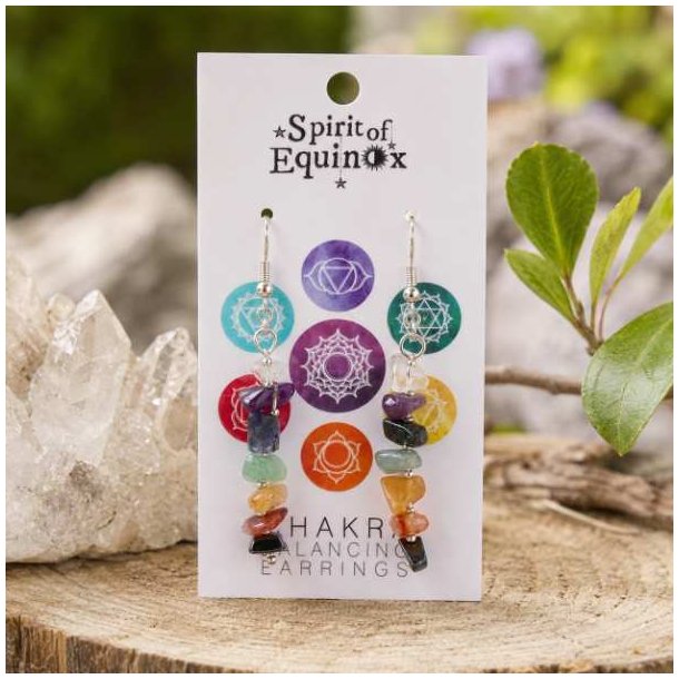 7 Chakra �reringe | �gte Krystaller &amp; Natursten
