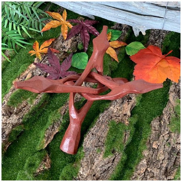 Cobra kuglestander i tr til store kugler el. abeloneskaller