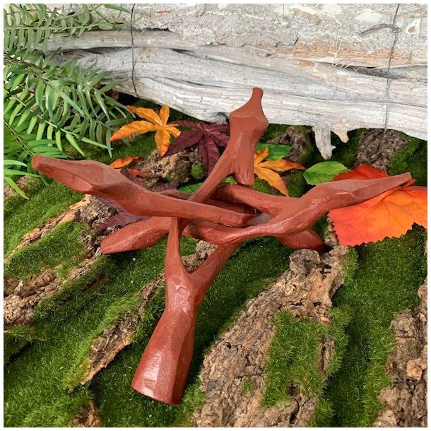 Cobra kuglestander i tr til store kugler el. abeloneskaller