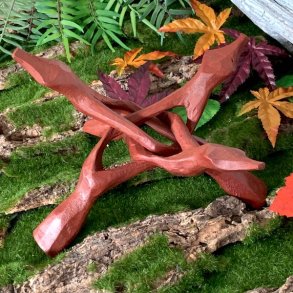 Cobra kuglestander i tr� til store kugler el. abeloneskaller