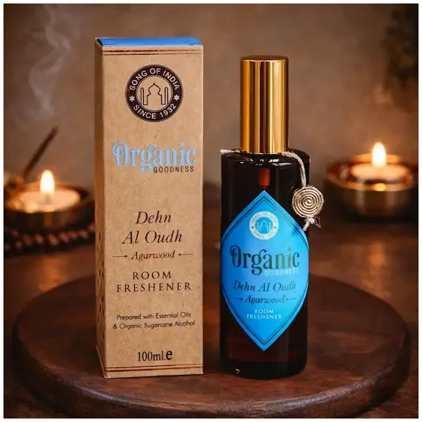 Dehn Al Oudh Smudgespray/rumspray 100 ml � R�gfri Energirens med Agarwood