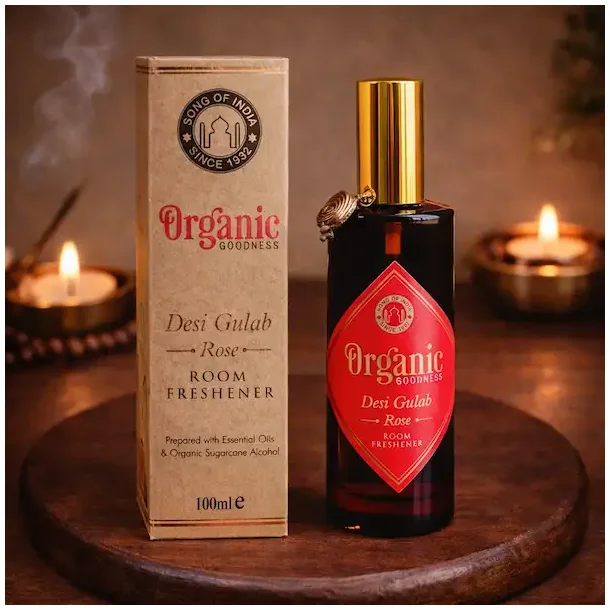 Desi Gulab Rose Smudgespray/rumspray 100 ml � R�gfri Energirens med Rosenduft