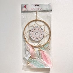 Hndlavet Drmmefanger med Mandala  20x50 cm | Boheme &amp; Spirituel Dekoration