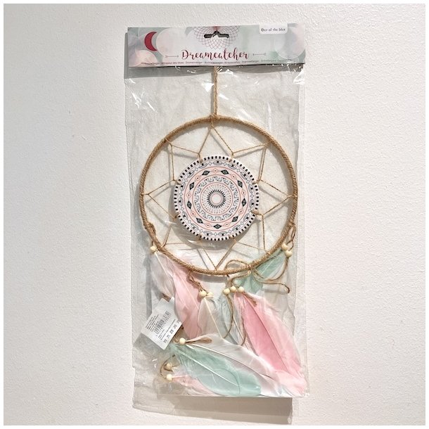 Hndlavet Drmmefanger med Mandala  20x50 cm | Boheme &amp; Spirituel Dekoration