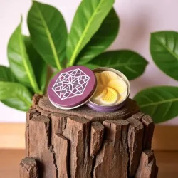 Mini Frangipani duftsten i metalske 5 cm  diskret og dekorativ diffuser til teriske olier