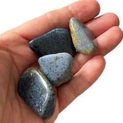 Dumortierit lommesten - B Kvalitet | Ml ca. 2,5 - 3 cm