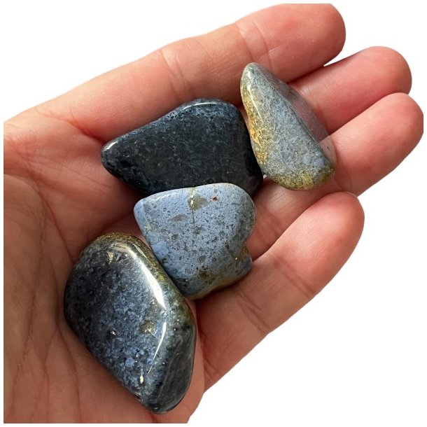 Dumortierit lommesten - B Kvalitet | Ml ca. 2,5 - 3 cm