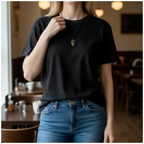 Elite Shungit Vedhng  3,5 x 1,9 cm med Vokset Sort Snre