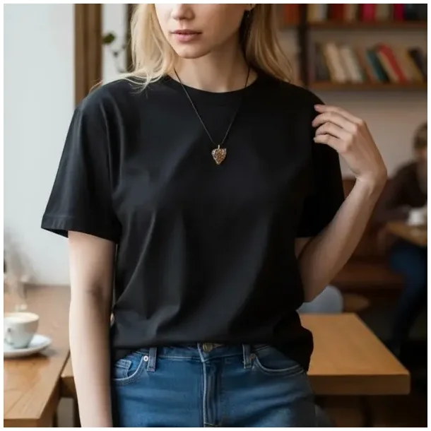 Elite Shungit Vedhng  2,7 x 2,4 cm med Vokset Sort Snre