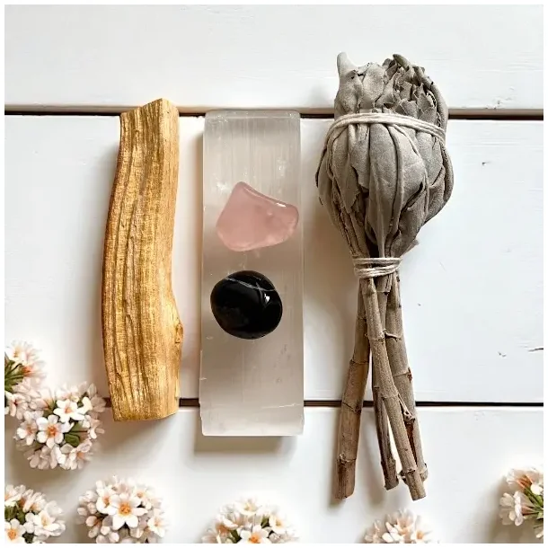 Energirensnings og beskyttelseskit for positiv energi og ndelig beskyttelse