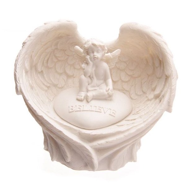 Engle figurer med LED lys