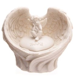Engle figurer med LED lys