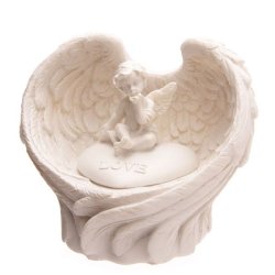 Engle figurer med LED lys
