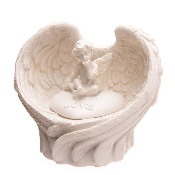 Engle figurer med LED lys