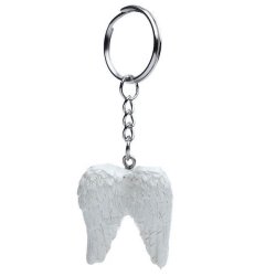 Magiske n�gleringe med englevinger � spirituel beskyttelse og elegant tilbeh�r