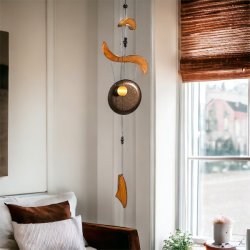 Feng shui hanger med klokke/gong