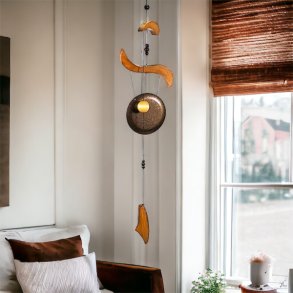 Feng shui hanger med klokke/gong