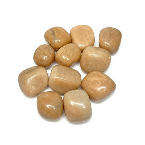 Fersken m�nesten | lommesten | M�l ca. 2 - 2,5 cm