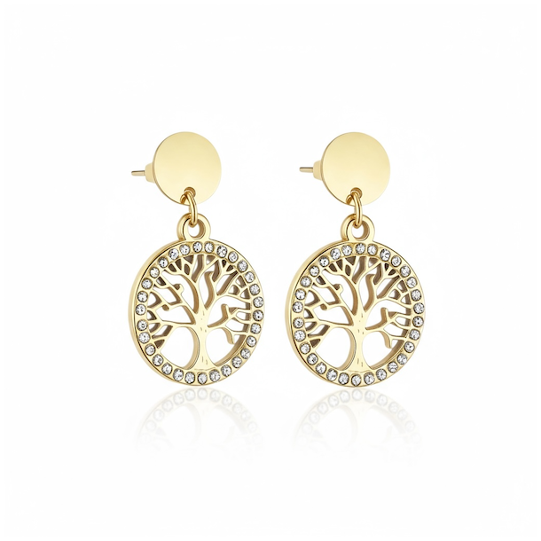 Forgyldte restikker med Tree of Life  Spirituel Harmoni