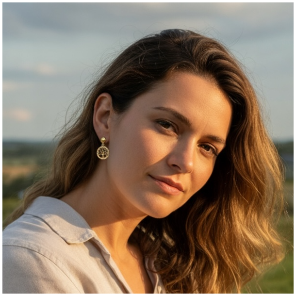 Forgyldte restikker med Tree of Life  Spirituel Harmoni