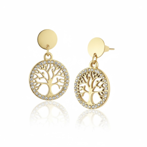 Forgyldte �restikker med Tree of Life � Spirituel Harmoni