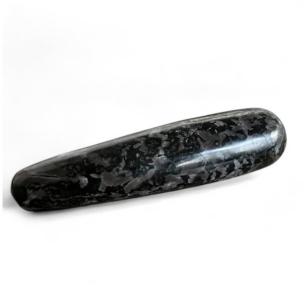 Indigo gabbro healerstav, Ml 12,6 x 3 cm