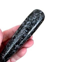 Indigo gabbro healerstav, Ml 13,6 x 3 cm