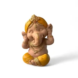 Unikke Baby Ganesha Trio Statuer  Spirituel Zen Dekoration og Lykkebringende Gaveid