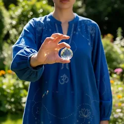 Facetslebet regnbuekrystal i glas 4 cm � feng shui solfanger til vindue