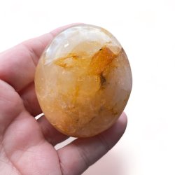 Golden healer palmstone/hndsten | Ml  6 x 5,2 cm