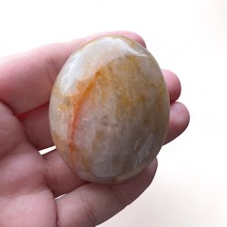 Golden healer palmstone/hndsten | Ml  5,5 x 4,5 cm