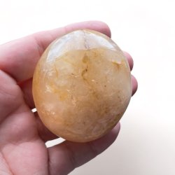 Golden healer palmstone/hndsten | Ml  6 x 5,2 cm