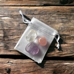 Golden Triangel,  Harmoni,  Healing, Positivitet,  Krystalst, Ml 2,5 - 3 cm