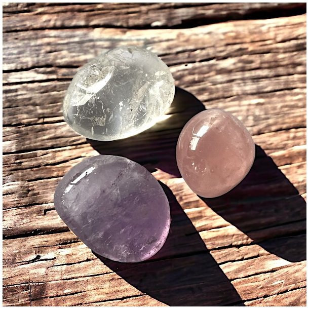 Golden Triangel,  Harmoni,  Healing, Positivitet,  Krystalst, Ml 2,5 - 3 cm