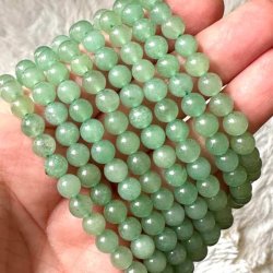 Krystal armb�nd i gr�n aventurin 6 mm | �gte sten