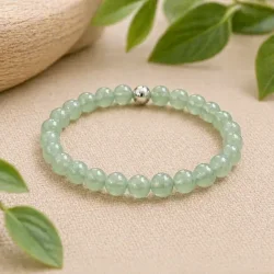 Gr�n Aventurin armb�nd 6 mm krystalarmb�nd
