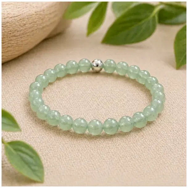 Gr�n Aventurin armb�nd 6 mm krystalarmb�nd