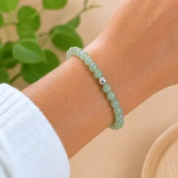 Gr�n Aventurin armb�nd 6 mm krystalarmb�nd