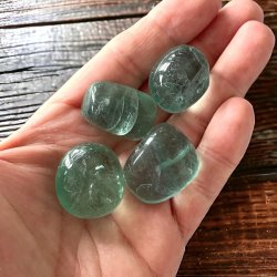 Grn fluorit lommesten | Ml 2 -3 cm