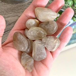 Guldrutil kvarts | lommesten | Ml ca. 2,5 - 3 cm 